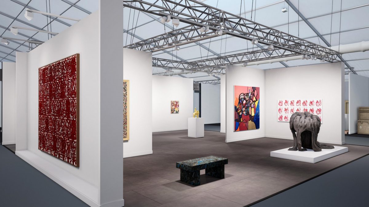 Hauser & Wirth’s Frieze Masters booth installation view in HWVR