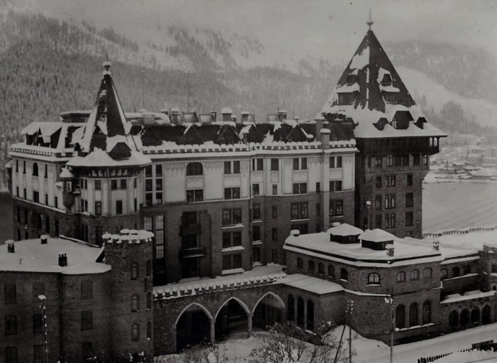 Old picture of Badrutt’s Palace