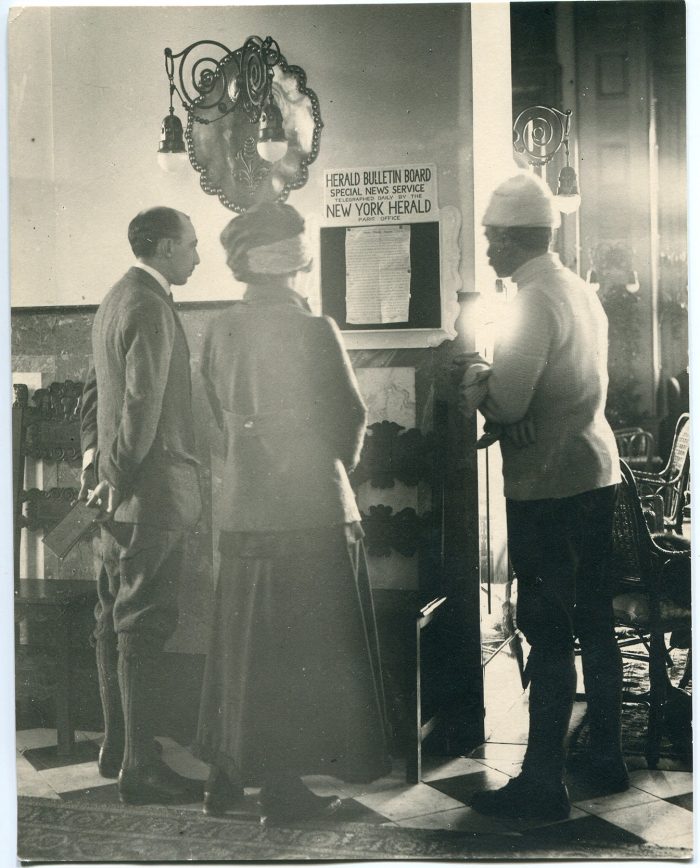 Badrutt's Palace Hotel foyer 1913