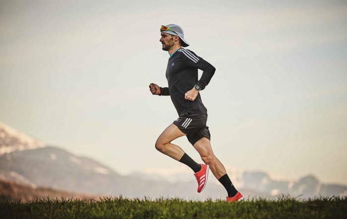Patrick Lange training for triathlon in the Engadin