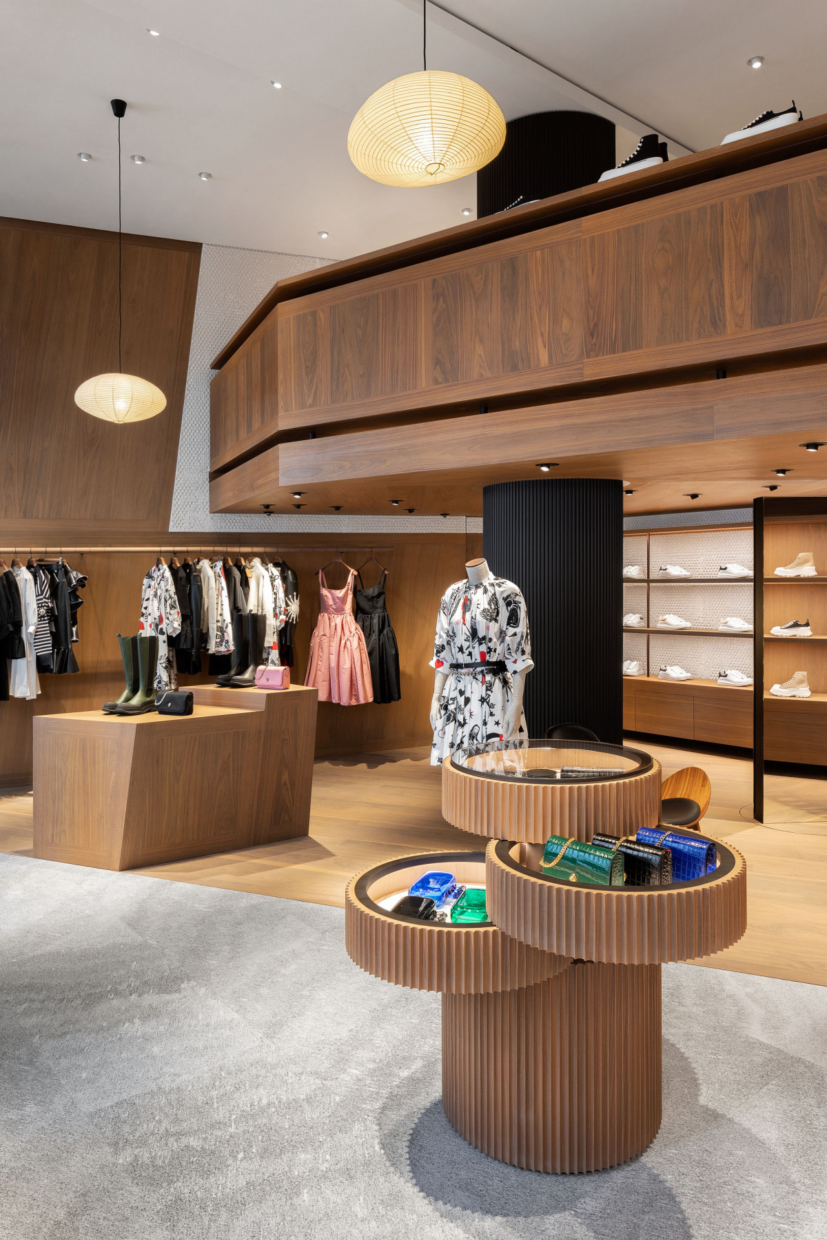 Intérieur des Alexander McQueen Stores in St. Moritz