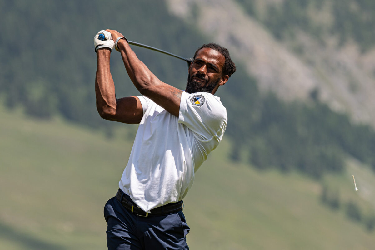 Team USA player competing at St. Moritz Celebrity Golf Cup 2019